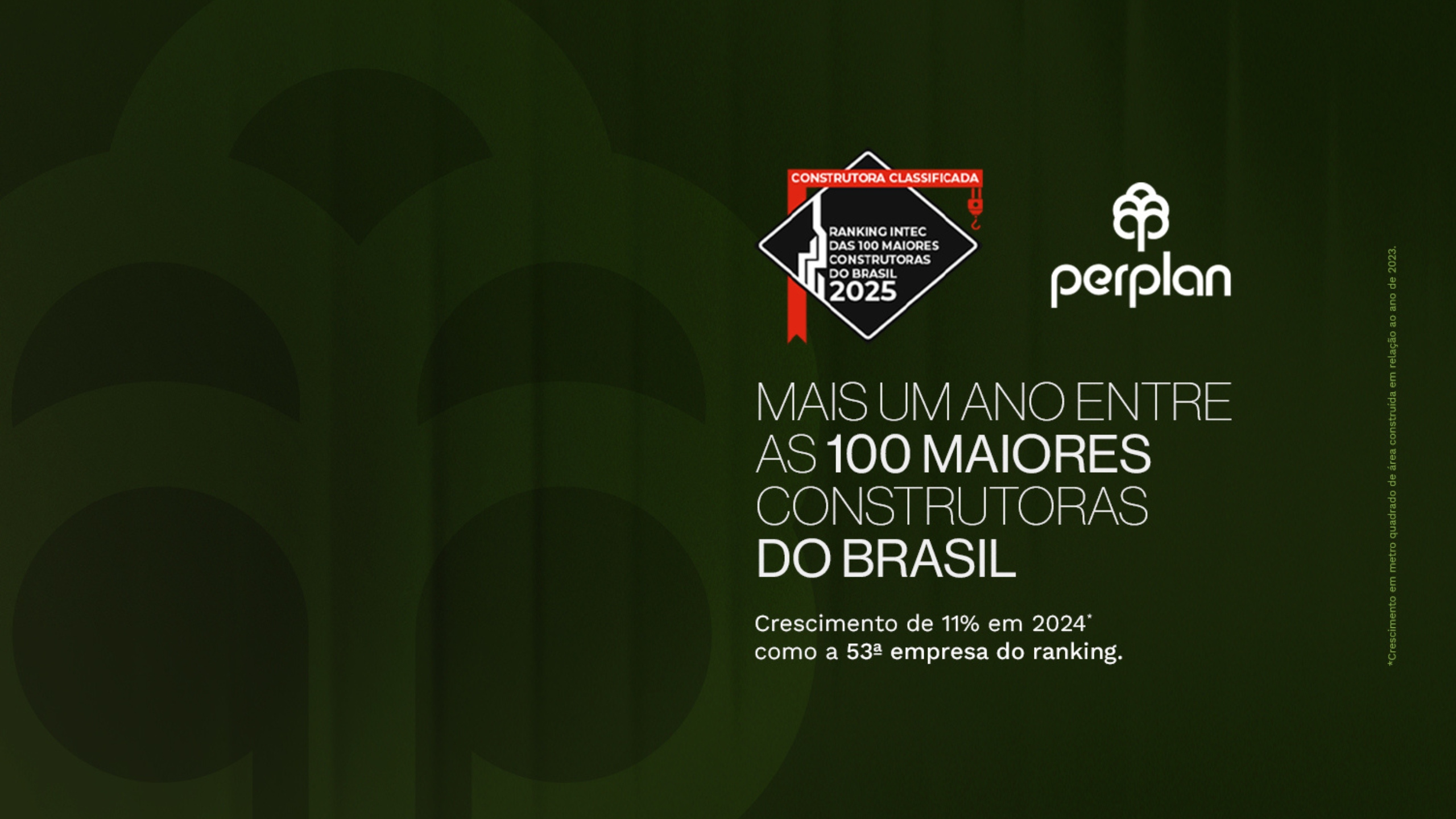 Perplan é destaque entre as 100 maiores construtoras do Brasil